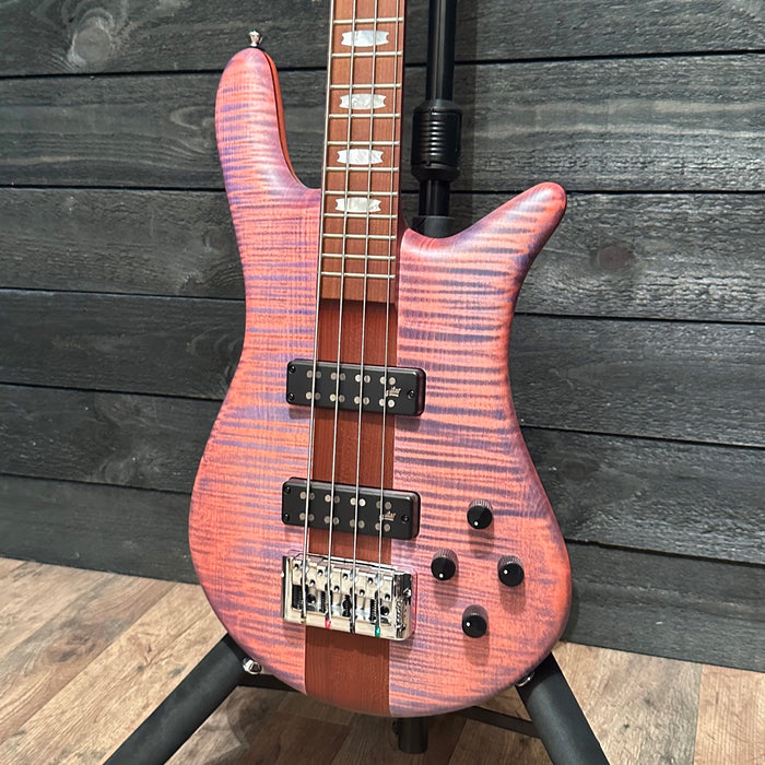 Spector Euro 4 RST 4 String Electric Bass Guitar w/ Bag - Sundown Glow Matte