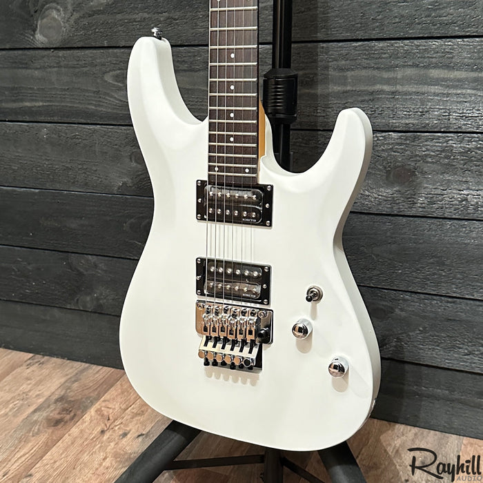 Schecter C-6 FR Deluxe Electric Guitar White