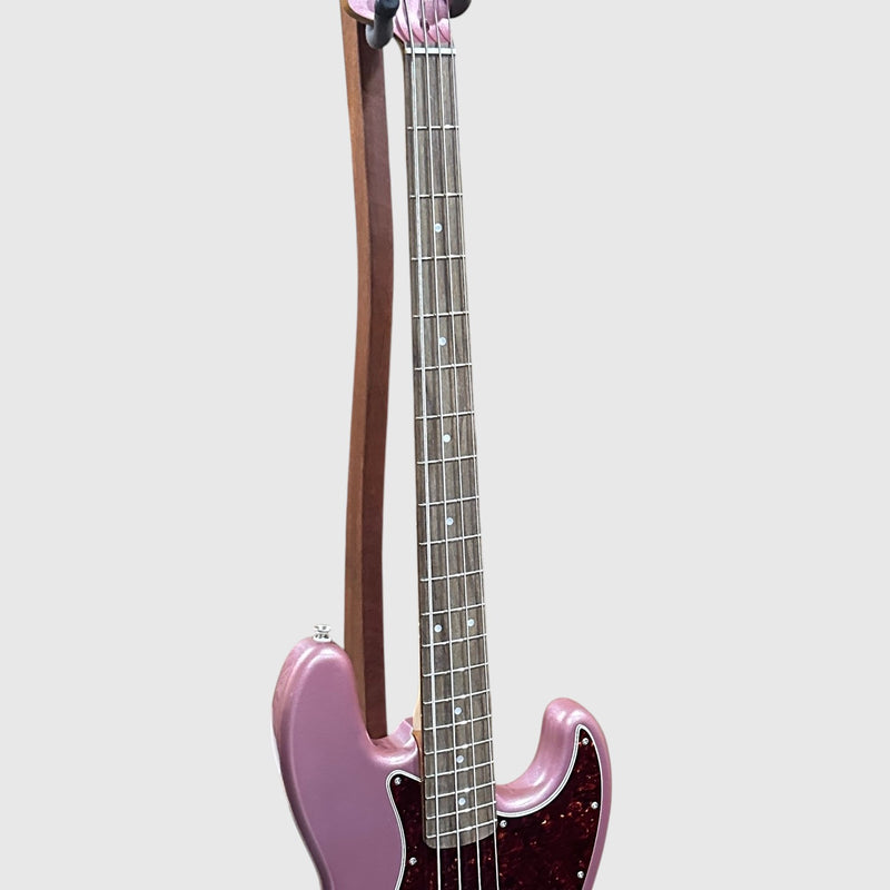Fender Squier Limited Edition Classic Vibe 60s Jazz 4 String Electric Bass Guitar - Burgundy Mist