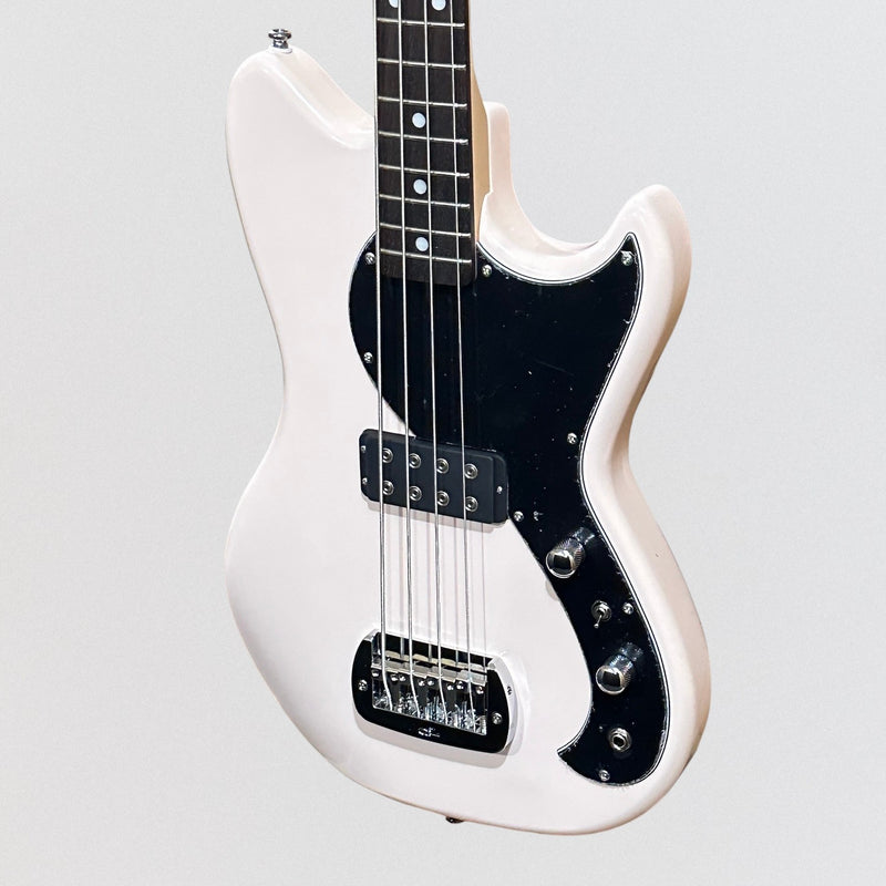 G&L Tribute Series Fallout 4 String Short Scale Electric Bass Guitar - Olympic White