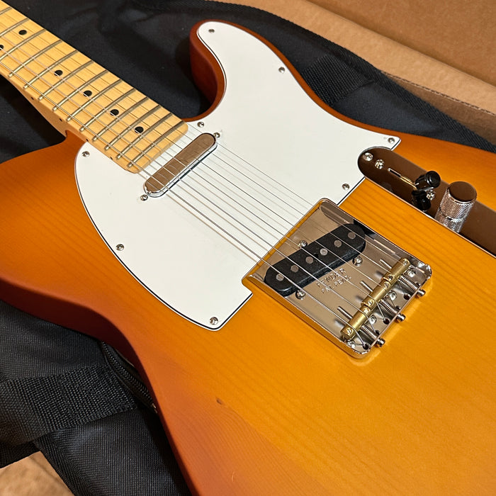 Fender Limited Edition American Performer Timber Telecaster USA Electric Guitar - Honey Burst