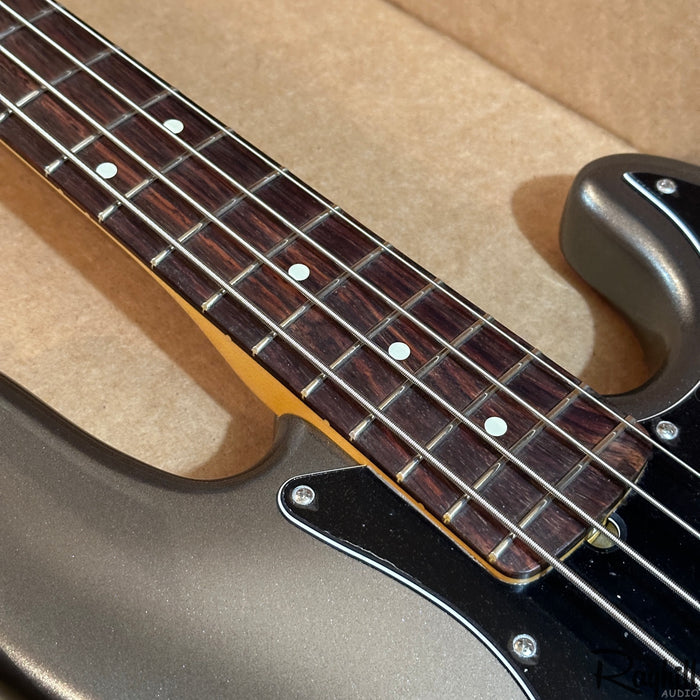 Fender USA American Professional II Jazz Bass 4 String Electric Bass Guitar Mercury