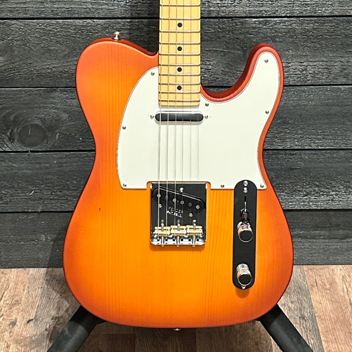 Fender Limited Edition American Performer Timber Telecaster USA Electric Guitar - Honey Burst