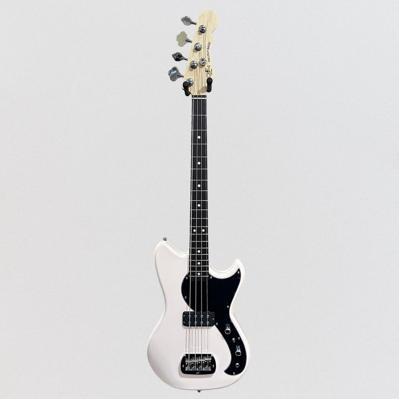 G&L Tribute Series Fallout 4 String Short Scale Electric Bass Guitar - Olympic White