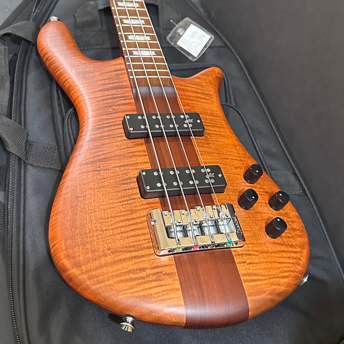 Spector Euro 4 RST 4 String Electric Bass Guitar w/ Bag - Sienna Stain Matte