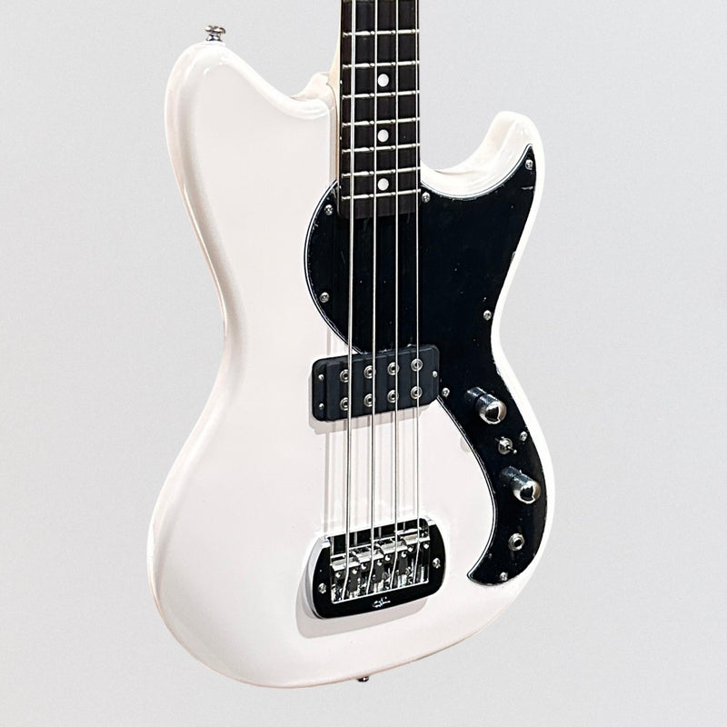 G&L Tribute Series Fallout 4 String Short Scale Electric Bass Guitar - Olympic White