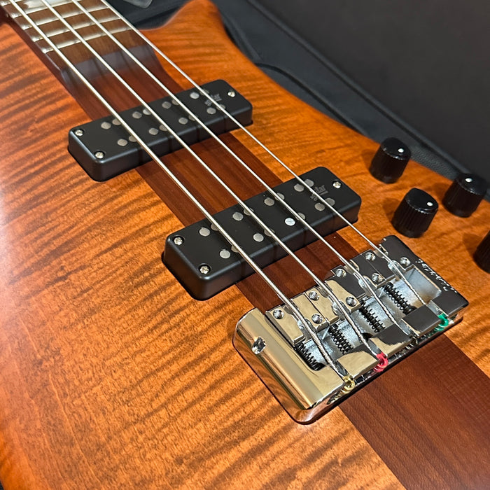 Spector Euro 4 RST 4 String Electric Bass Guitar w/ Bag - Sienna Stain Matte