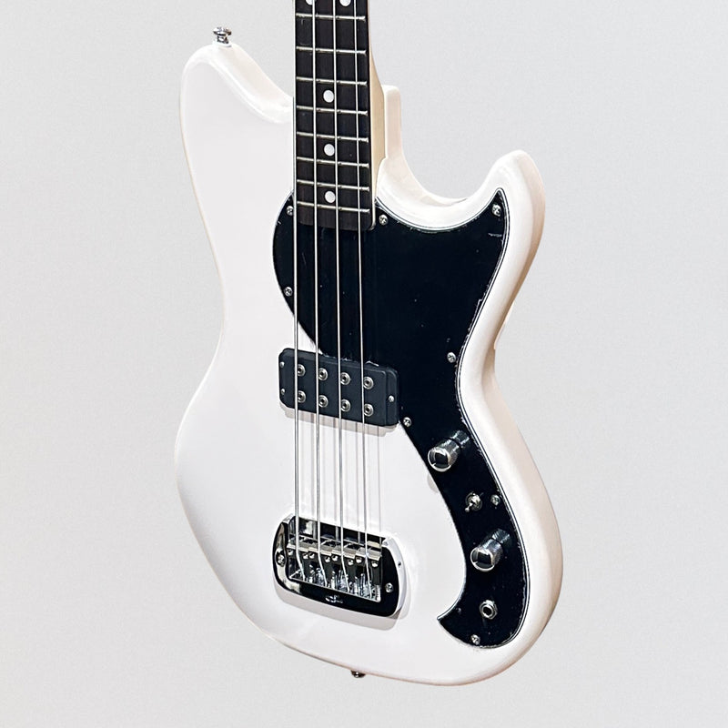 G&L Tribute Series Fallout 4 String Short Scale Electric Bass Guitar - Olympic White