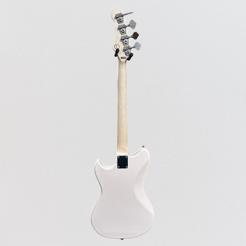G&L Tribute Series Fallout 4 String Short Scale Electric Bass Guitar - Olympic White