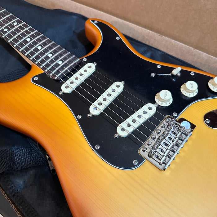 Fender Limited Edition American Performer Timber Stratocaster USA Electric Guitar - Honey Burst