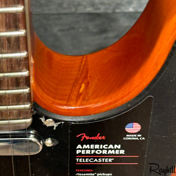 Fender American Performer Telecaster USA Electric Guitar - Honey Burst