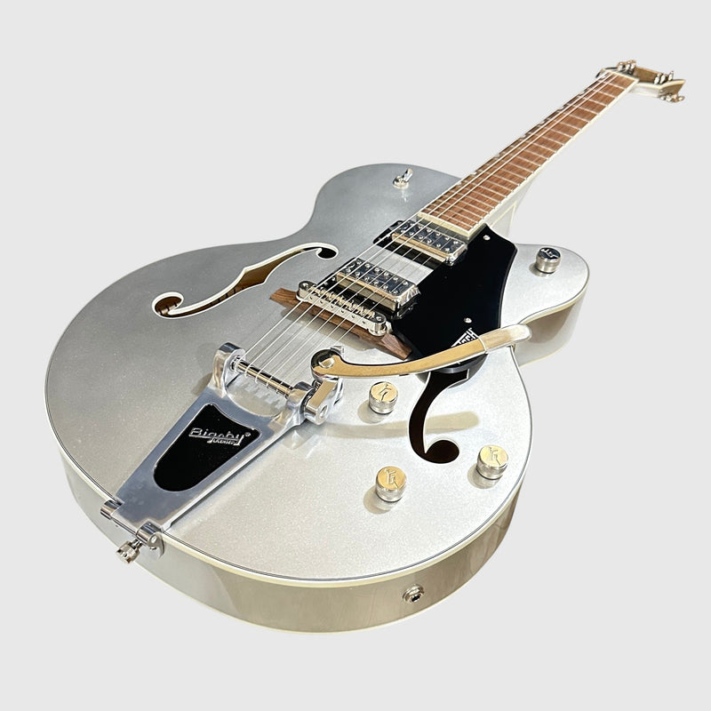 Gretsch G5420T Electromatic Classic Hollow Body Single-Cut w/ Bigsby Electric Guitar - Airline Silver