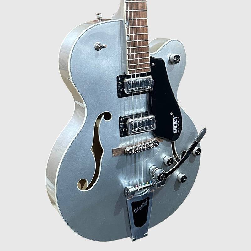 Gretsch G5420T Electromatic Classic Hollow Body Single-Cut w/ Bigsby Electric Guitar - Airline Silver