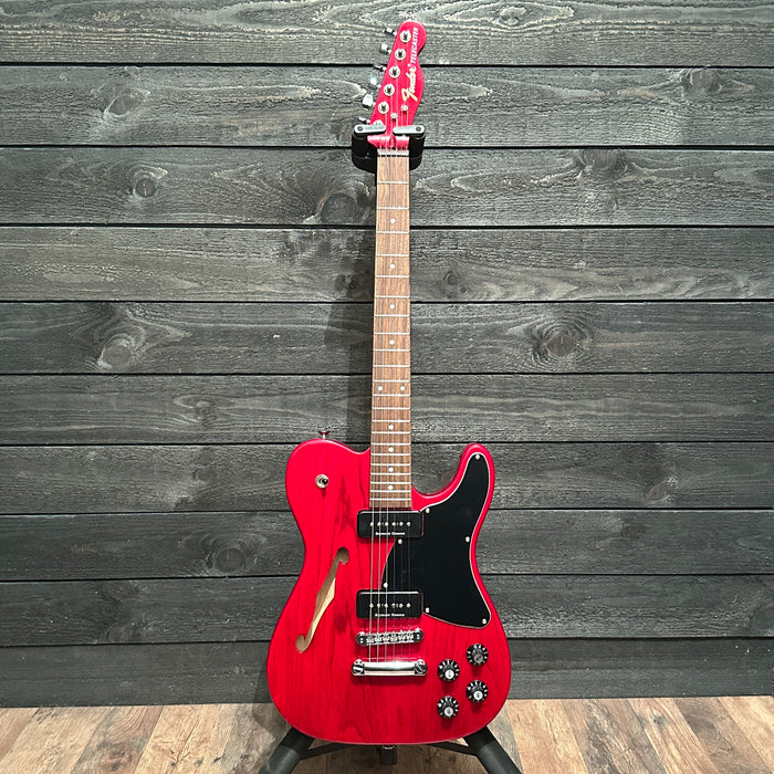 Fender Jim Adkins JA-90 Telecaster Thinline Semi Hollow Body Electric Guitar - Red