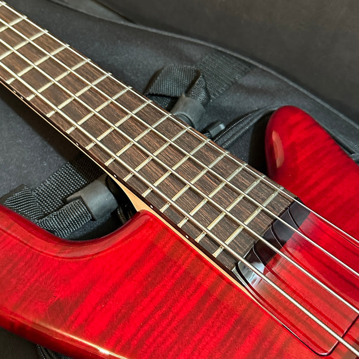 Spector Bantam 4 String Short Scale Electric Bass Guitar - Red