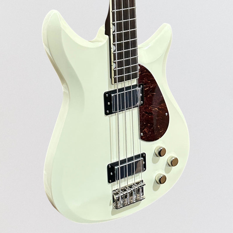 Gretsch Electromatic CVT Double-Cut 4 String Electric Bass Guitar - Vintage White