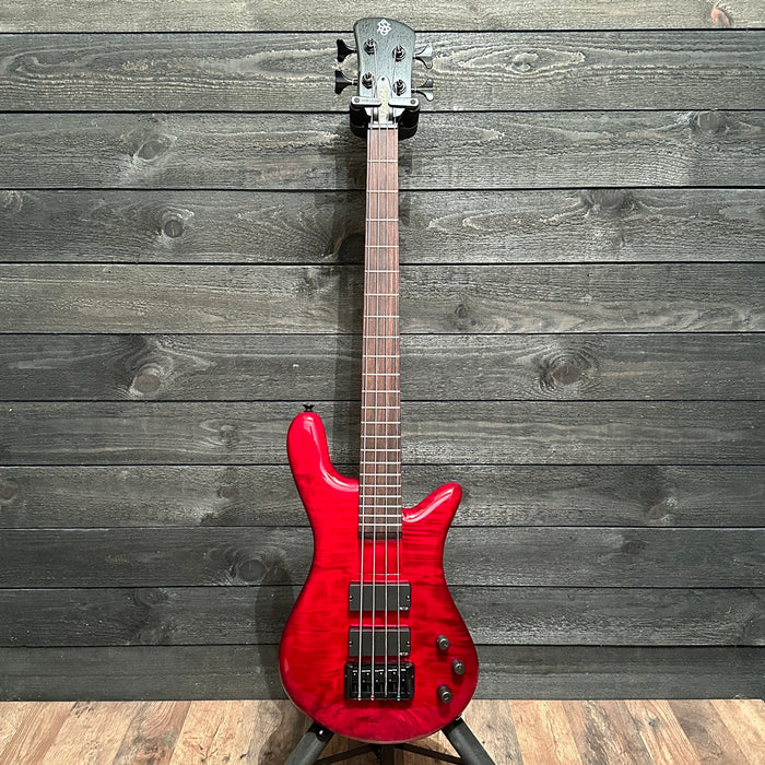 Spector Bantam 4 String Short Scale Electric Bass Guitar - Red