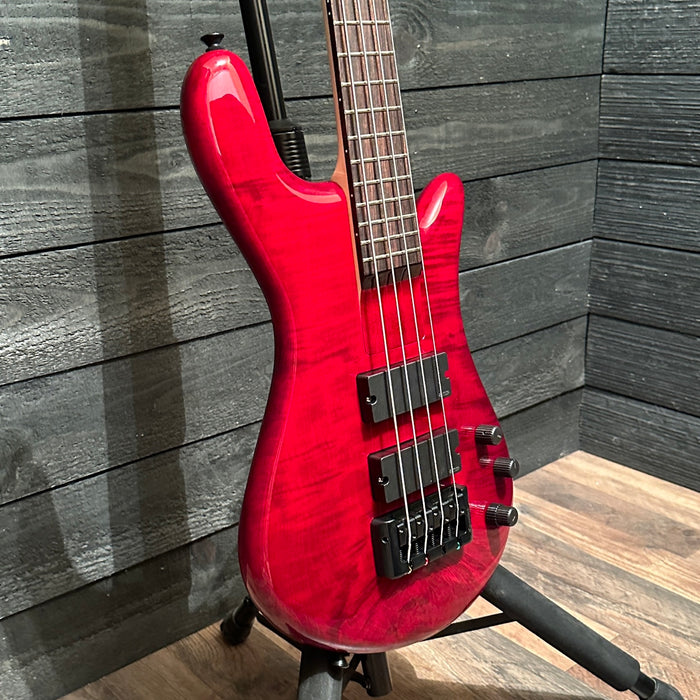 Spector Bantam 4 String Short Scale Electric Bass Guitar - Red