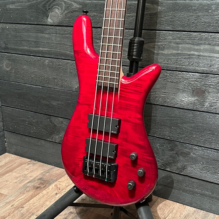 Spector Bantam 4 String Short Scale Electric Bass Guitar - Red