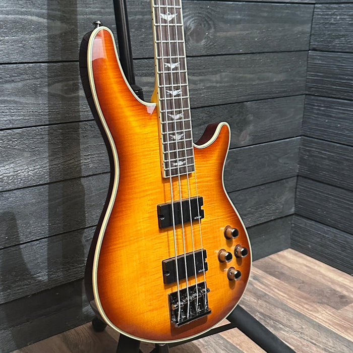 Schecter Omen Extreme 4 String Electric Bass Guitar - Vintage Sunburst