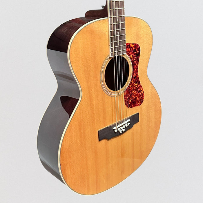 Guild BT-258E Deluxe Westerly Collection 8-String Baritone Jumbo Acoustic-Electric Guitar - Natural