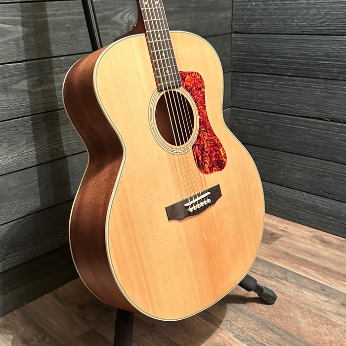 Guild BT-240E Baritone Jumbo Acoustic Electric Guitar - Natural