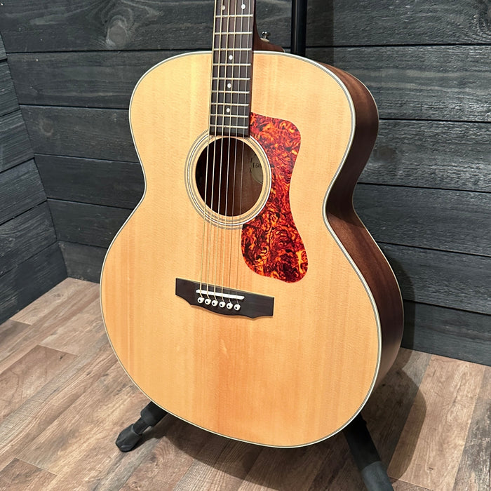 Guild BT-240E Baritone Jumbo Acoustic Electric Guitar - Natural