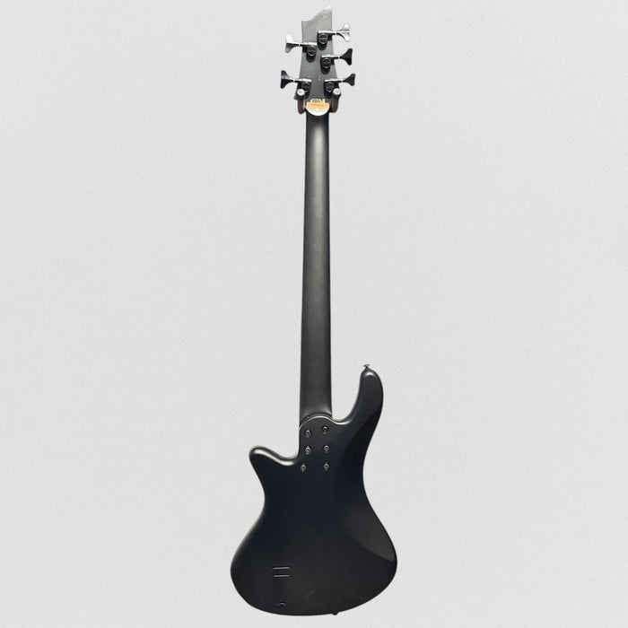 Schecter Guitar Research Stiletto Stealth-5 5 String Electric Bass Guitar - Satin Black