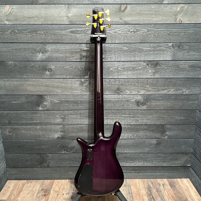 Spector Euro 5 LT Weight Relieved 5 String Electric Bass Guitar - Violet Fade Gloss