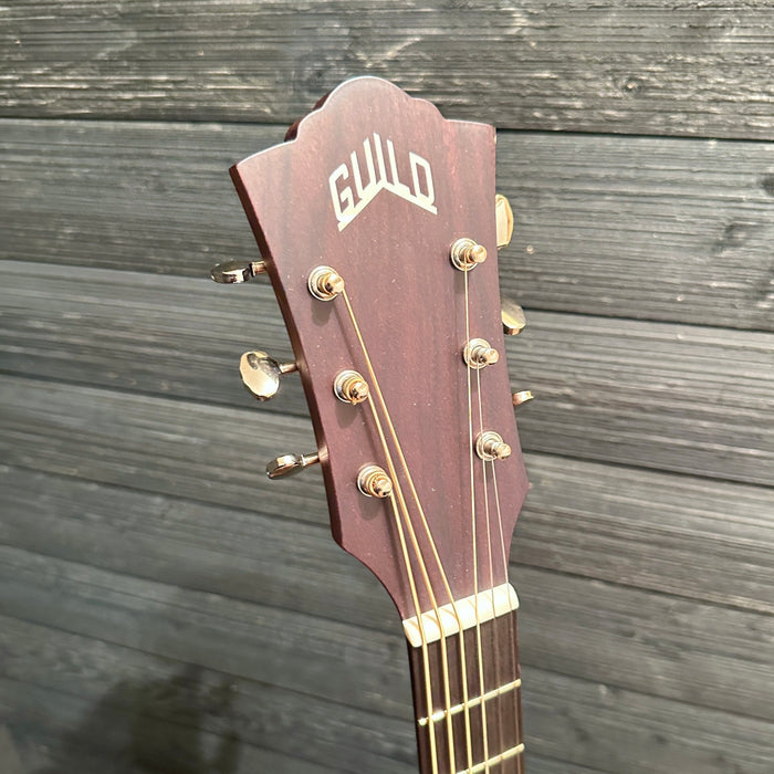 Guild BT-240E Baritone Jumbo Acoustic Electric Guitar - Natural