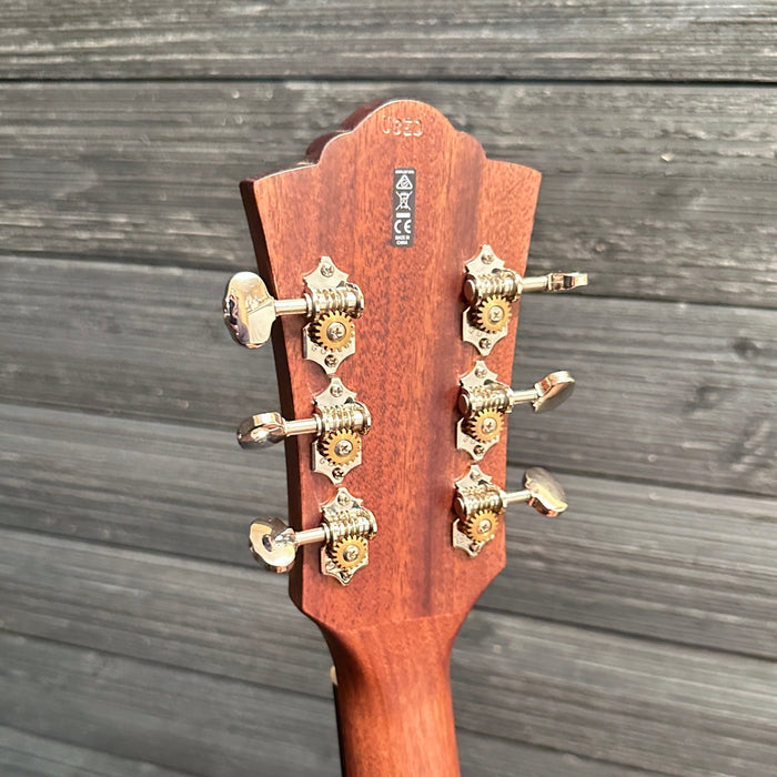 Guild BT-240E Baritone Jumbo Acoustic Electric Guitar - Natural