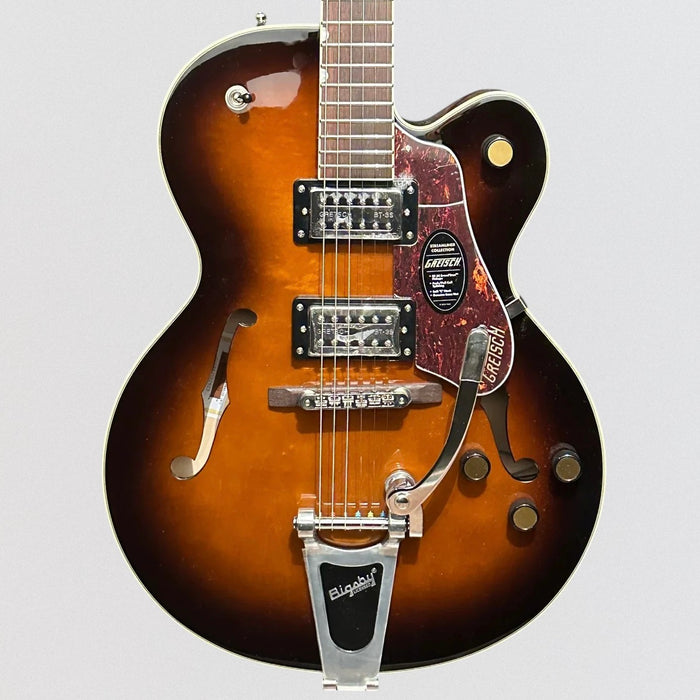 Gretsch G2420T Streamliner Hollow Body Single-Cut w/ Bigsby Electric Guitar 2024 - Robusto Burstllic