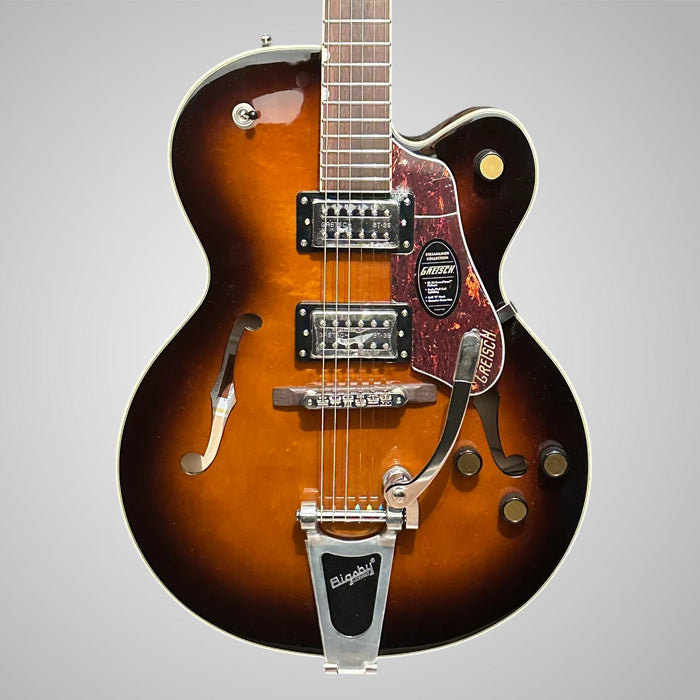 Gretsch G2420T Streamliner Hollow Body Single-Cut w/ Bigsby Electric Guitar - Robusto Burstllic