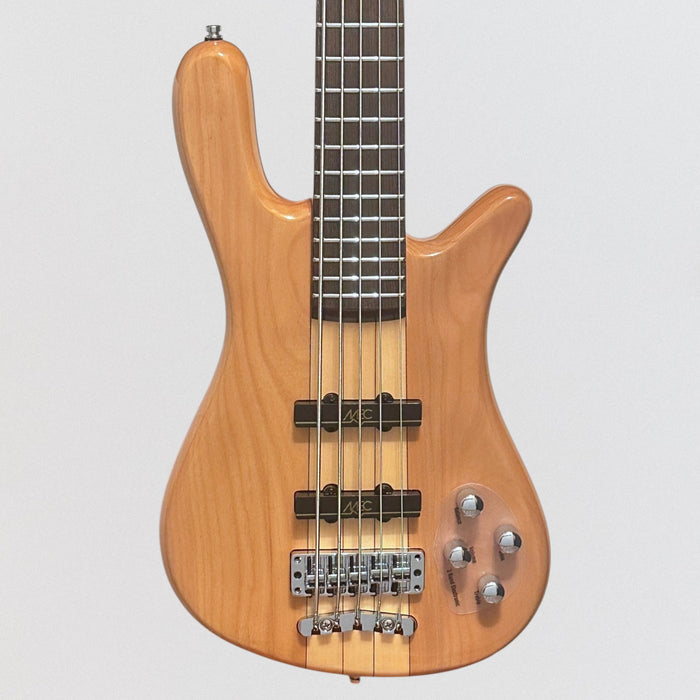 Warwick RockBass Streamer NT 5 String Electric Bass Guitar - Natural