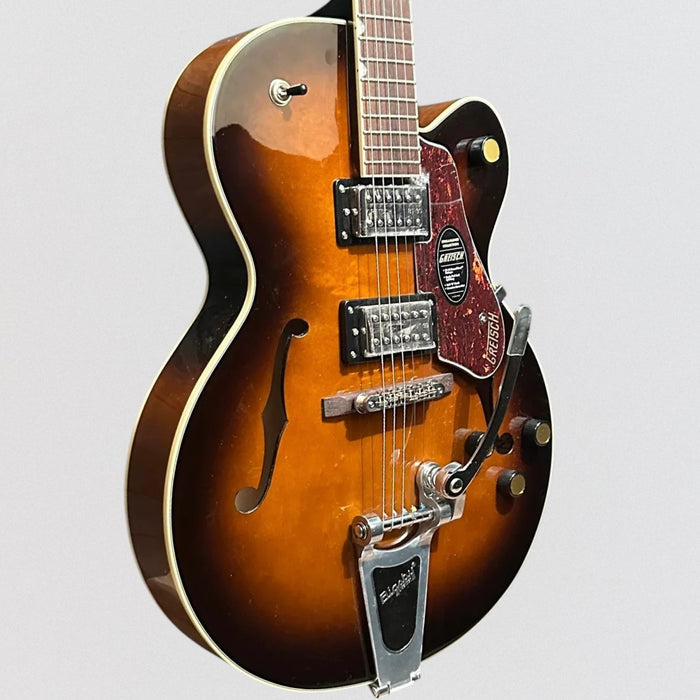 Gretsch G2420T Streamliner Hollow Body Single-Cut w/ Bigsby Electric Guitar 2024 - Robusto Burstllic