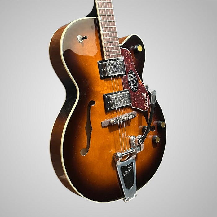 Gretsch G2420T Streamliner Hollow Body Single-Cut w/ Bigsby Electric Guitar - Robusto Burstllic
