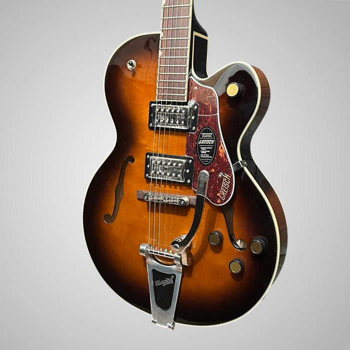 Gretsch G2420T Streamliner Hollow Body Single-Cut w/ Bigsby Electric Guitar - Robusto Burstllic