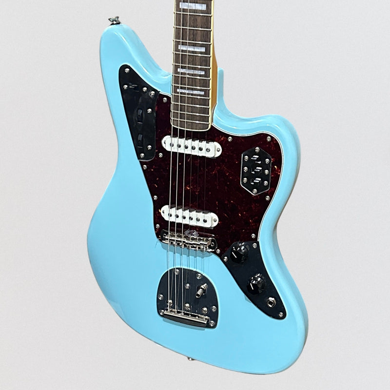 Fender Squier Classic Vibe '70s Jaguar FSR Limited-Edition Electric Guitar - Daphne Blue