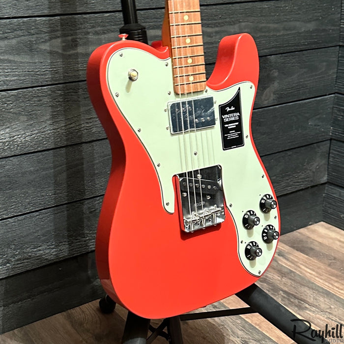 Fender Vintera '70s Telecaster® Custom MIM Electric Guitar Fiesta Red