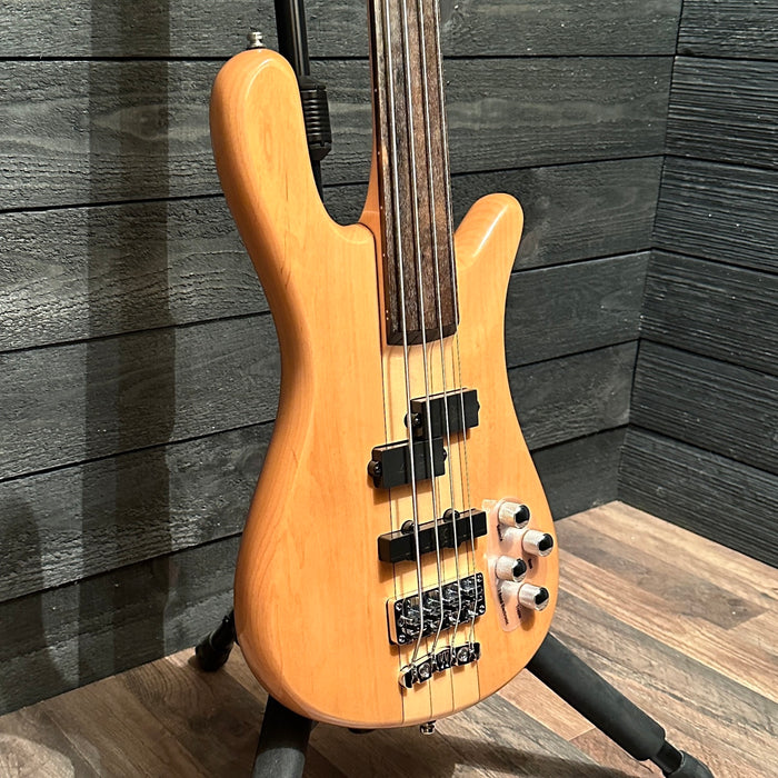 Warwick RockBass Streamer NT 4-string Fretless Electric Bass Guitar - Natural