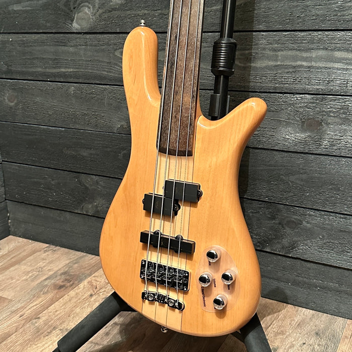 Warwick RockBass Streamer NT 4-string Fretless Electric Bass Guitar - Natural