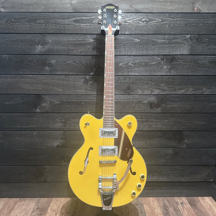 Gretsch G2604T Limited Edition Streamliner Rally II Center Block w/ Bigsby Semi Hollow body Electric Guitar Two-Tone Bamboo Yellow/Copper Metallic