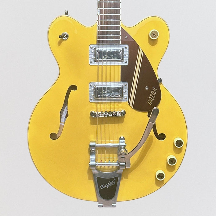 Gretsch G2604T Limited Edition Streamliner Rally II Center Block w/ Bigsby Semi Hollow body Electric Guitar Two-Tone Bamboo Yellow/Copper Metallic