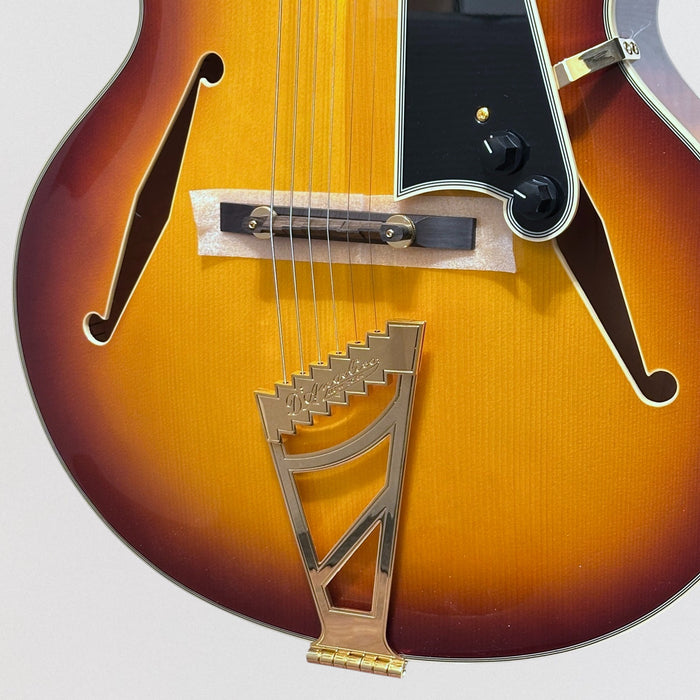 D'Angelico Excell Style B Hollow Body Electric Guitar - Dark Iced Tea Burst