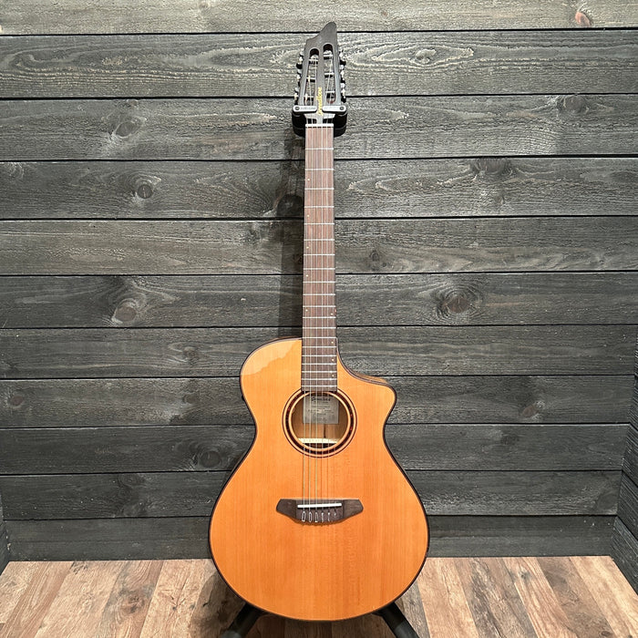 Breedlove Pursuit Exotic S Concert CE Nylon String Acoustic-Electric Guitar - Natural Amber