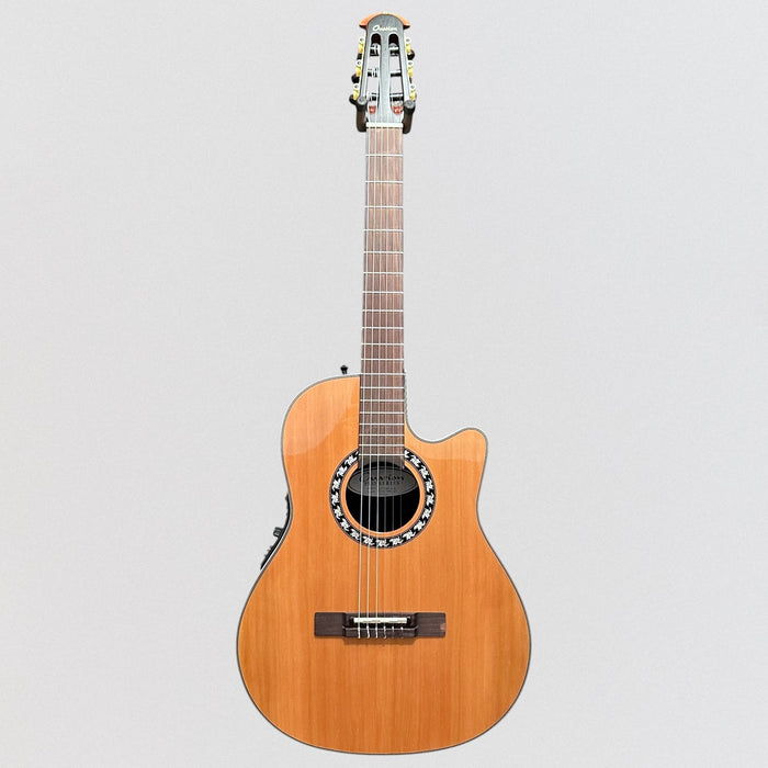 Ovation 1773AX-4-G Pro Series Mid-Depth Nylon-String Classical Acoustic-Electric Guitar - Natural