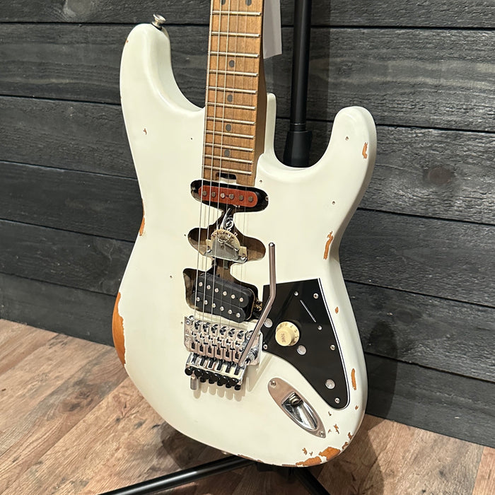 EVH Frankenstein "Frankie" Relic Electric Guitar - White