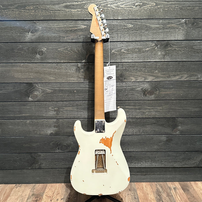 EVH Frankenstein "Frankie" Relic Electric Guitar - White