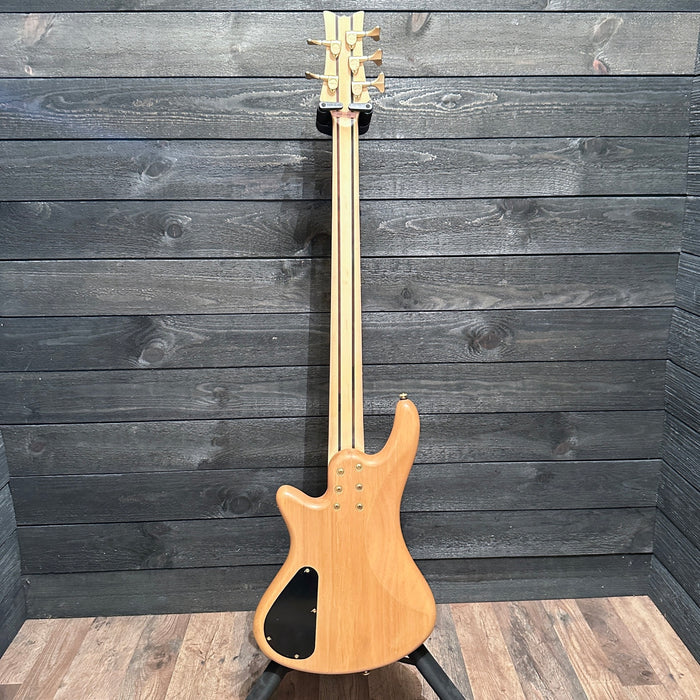 Schecter Stiletto Custom 5 5-String Electric Bass Guitar - Natural