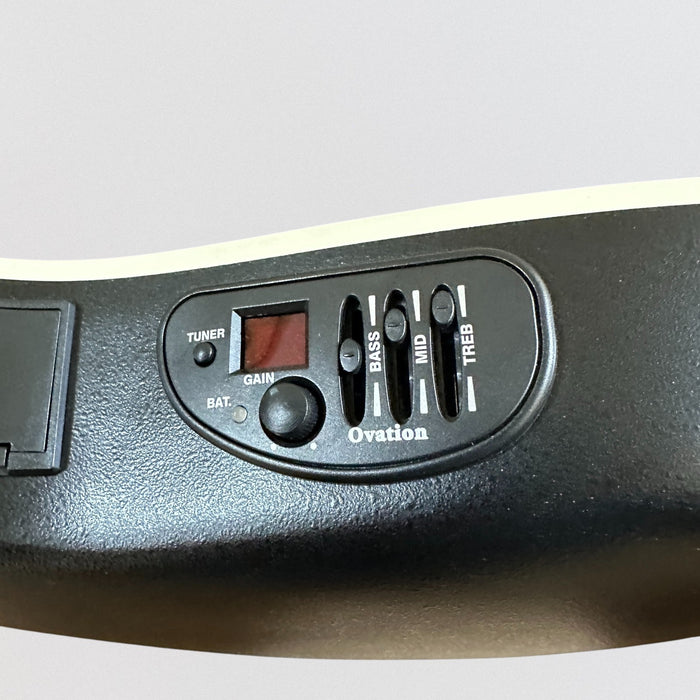 Ovation Celebrity Elite CE48P-TGE Super Shallow Acoustic-Electric Guitar - Tiger Eye